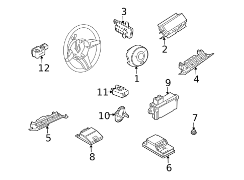 Air Bag Components for 2007 BMW Z4 #0