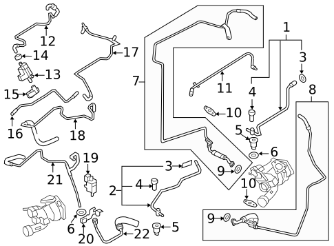 Turbocharger & Components for 2017 Porsche Cayenne #0