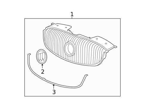 Grille & Components for 2008 Buick Lucerne #2