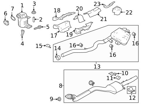 Exhaust Components for 2018 Land Rover Range Rover Velar #0