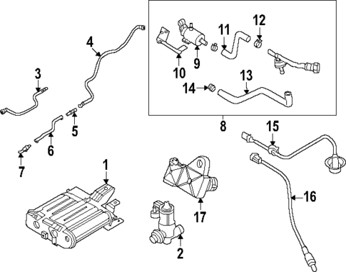 Emission Components for 2024 Hyundai Santa Fe #0