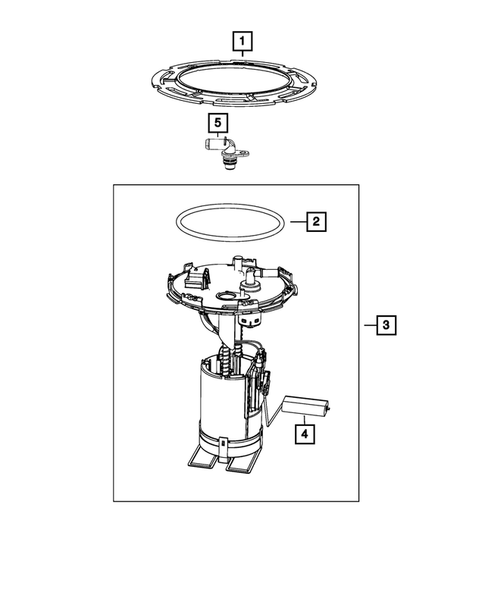 Fuel Pump and Sending Unit for 2012 Fiat 500 #0