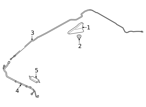 Antenna & Radio for 2023 Genesis GV80 #0