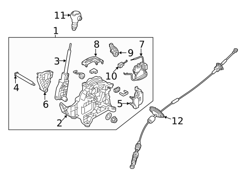 Center Console for 2018 Kia Soul EV #1