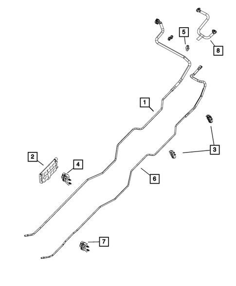Fuel Lines and Tubes for 2020 Ram 3500 #0