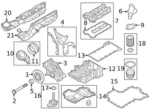 Engine Parts for 2020 BMW 540i #4