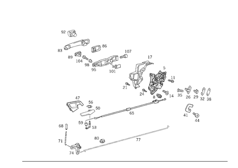 Locking System for 1999 Mercedes-Benz E430 #2