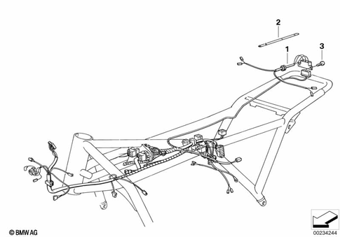 Auxiliary Cable for 1994 BMW-Motorrad K 1100 LT #2