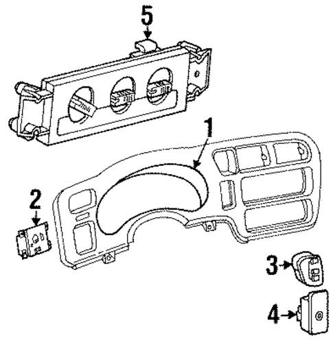 Controls for 1999 Isuzu Hombre #0