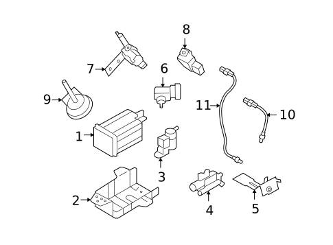 Emission Components for 2010 Hyundai Santa Fe #0