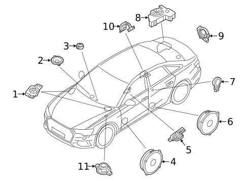 Sound System for 2022 Audi RS6 Avant #0