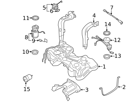 Fuel System Components for 2007 Audi A3 Quattro #0