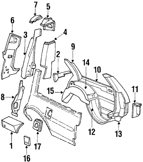 Inner Components for 1986 Chevrolet Caprice #0