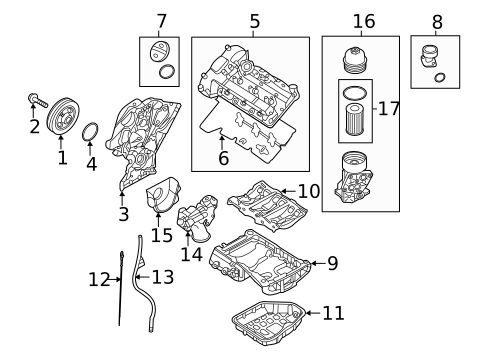 Engine Parts for 2014 Kia Sedona #0