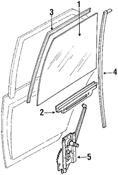 Rear Door for 1985 Mazda GLC #0