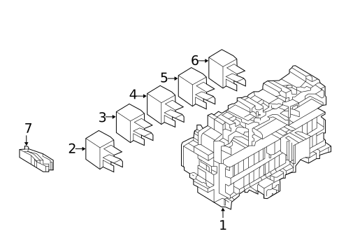 Fuse & Relay for 2018 Nissan Kicks #1