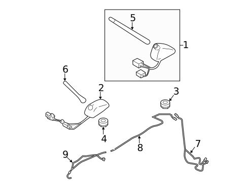 Antenna & Radio for 2014 Subaru Impreza #1