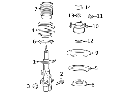 Shocks & Struts for 2025 Cadillac CT5 #0