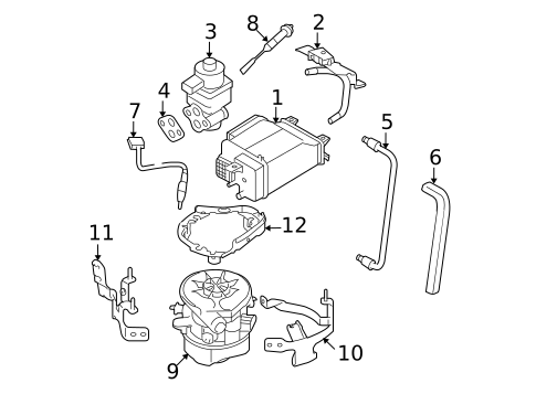 Emission Components for 2005 Subaru Impreza #0