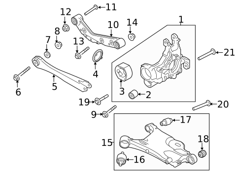 Rear Suspension for 2019 Volvo XC90 #1