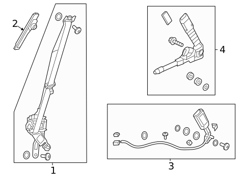 Seat Belt for 2012 Honda Civic #0