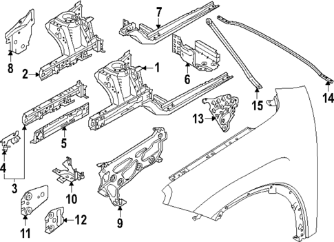 Structural Components & Rails for 2025 Mini Countryman #0