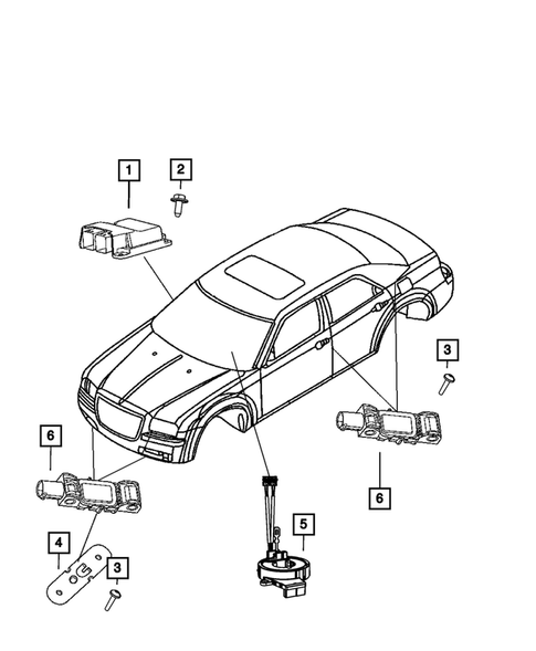 Air Bags for 2017 Chrysler 300 #0