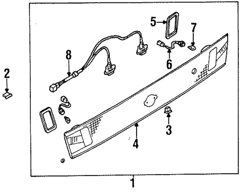 Bulbs - Chassis for 1995 Nissan Sentra #5