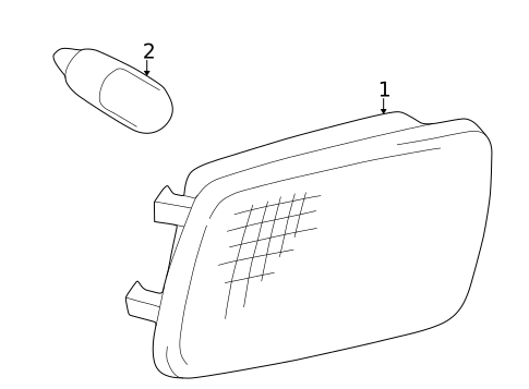 Signal Lamps for 1998 Mercedes-Benz E300 #0