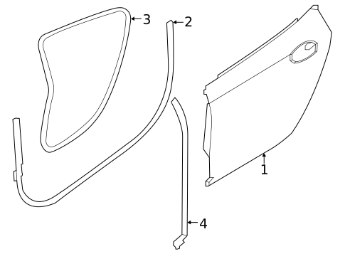 Door & Components for 2024 BMW 330i #3