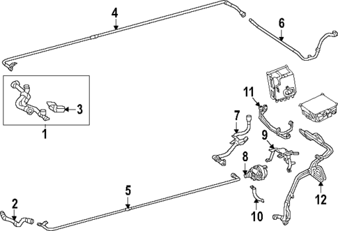 Cooling System for 2023 Mercedes-Benz EQS 580 SUV #3