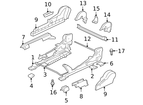 Tracks & Components for 2002 Mitsubishi Montero #0