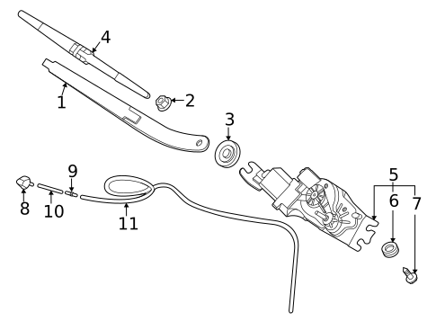 Wipers for 2024 Kia Sorento #1