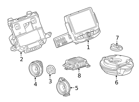 Driver Information Center for 2020 Chevrolet Trax #0
