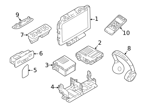 Entertainment System Components for 2021 Land Rover Range Rover #0