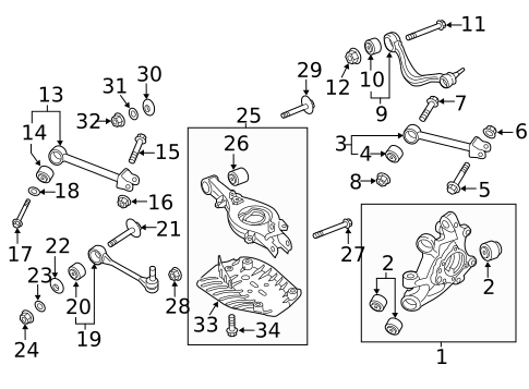 Rear Suspension for 2018 Genesis G80 #0
