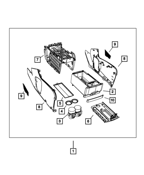 Consoles for 2011 Dodge Grand Caravan #3