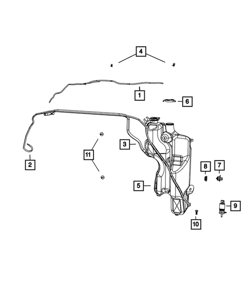 Wiper and Washer System for 2011 Ram 1500 #1