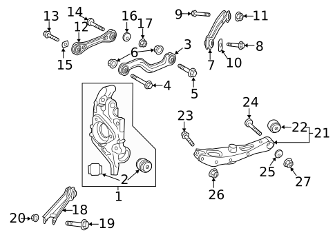 Rear Suspension for 2019 Buick Regal Sportback #1