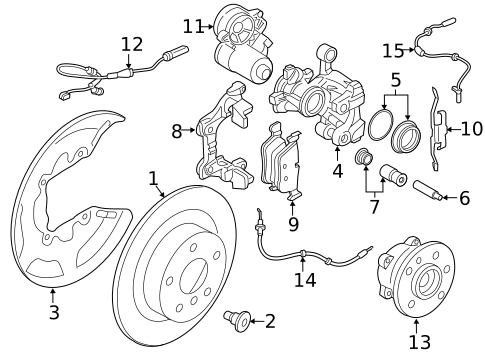 Rear Brakes for 2021 BMW X2 #0