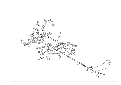 Seat Adjuster for 1988 Mercedes-Benz 300CE #1