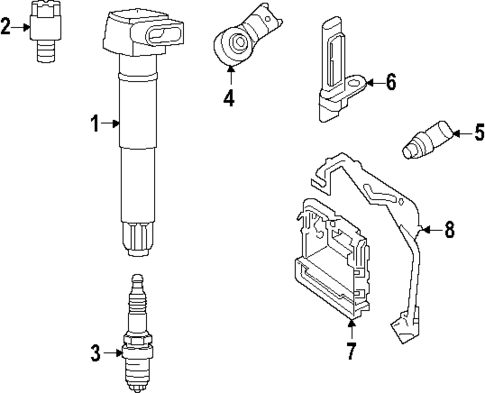 Ignition System for 2024 Porsche Cayenne #8