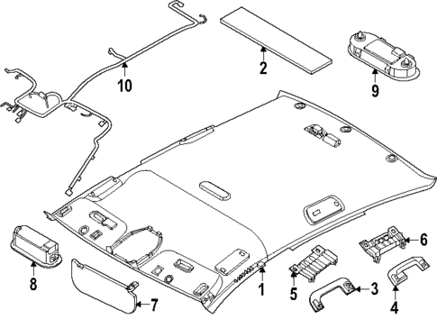 Interior Trim - Roof for 2025 Kia K4 #0
