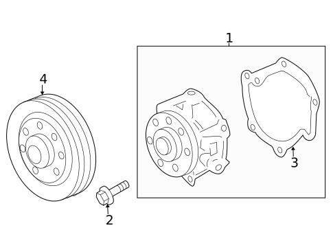 Water Pump for 2013 Chevrolet Caprice #0