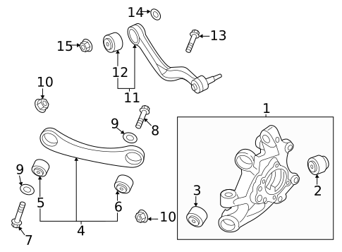 Rear Suspension for 2024 Genesis G80 #2