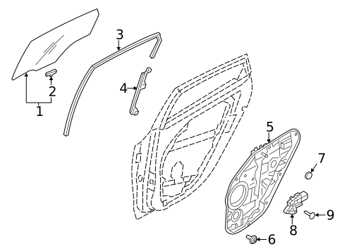 Rear Door for 2014 Hyundai Elantra GT #0