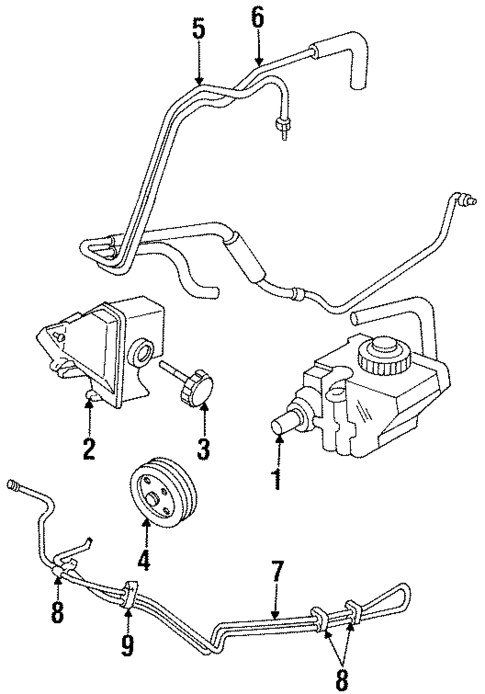 Pump & Hoses for 1997 Chevrolet Lumina #0