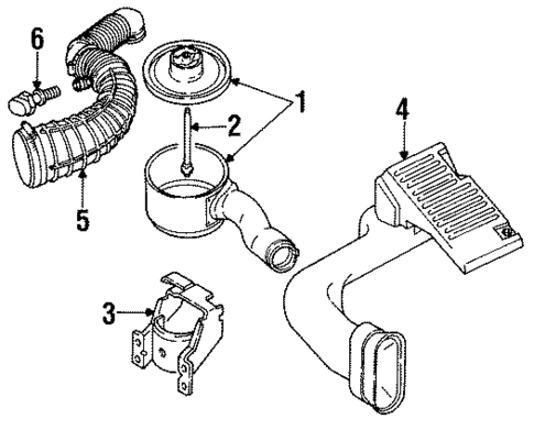 Air Intake for 1993 Chevrolet Lumina #0