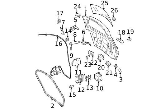 Liftgate for 2011 Mercedes-Benz R 350 #0