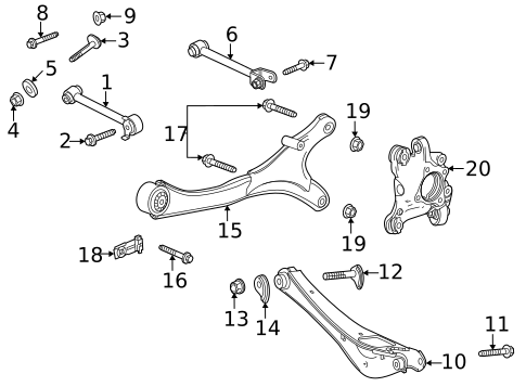 Rear Suspension for 2022 GMC Yukon XL #1